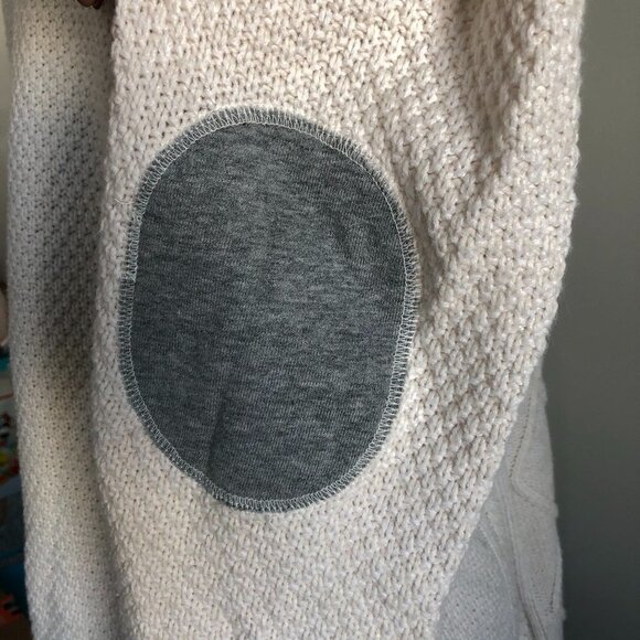 Bdg cream oversized elbow patch sweater S - Picture 9 of 9
